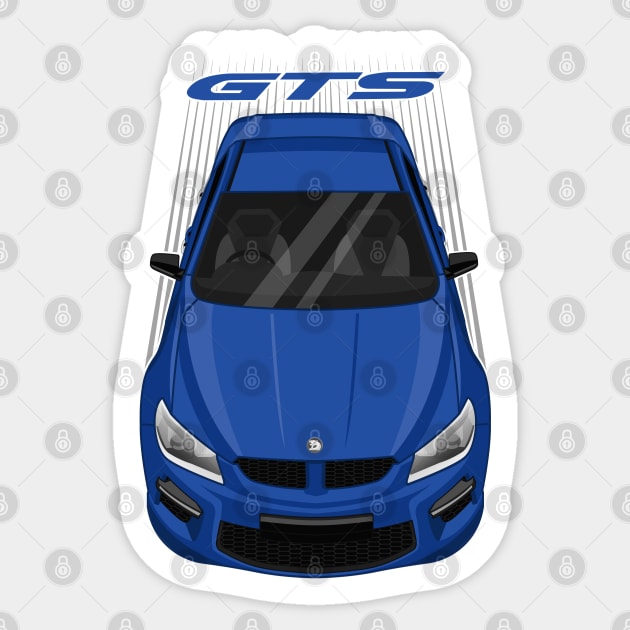 HSV GEN F GTS Maloo - Dark Blue Sticker by V8social